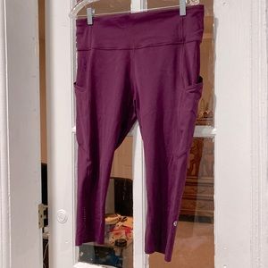 Lululemon fast and free crop ii